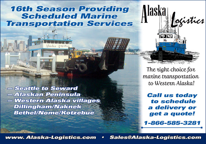 Alaska Business Magazine - Alaska Logistics Advertisement