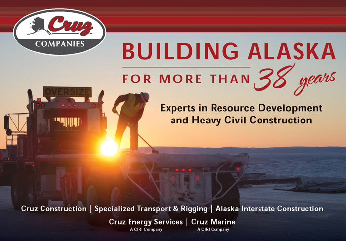 Alaska Business Magazine - Cruz Companies Advertisement