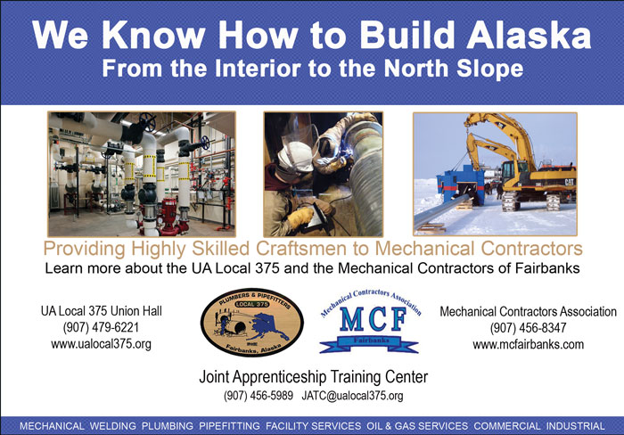 Alaska Business Magazine - Mechanical Welding Fairbanks Advertisement