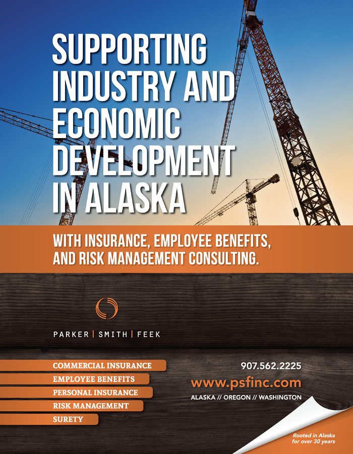 Alaska Business Magazine - Parker, Smith and Feek Advertisement