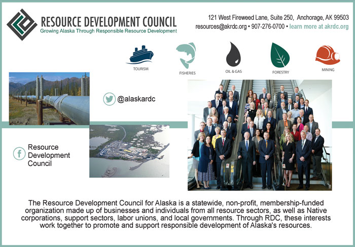 Alaska Business Magazine - Resource Development Council Advertisement