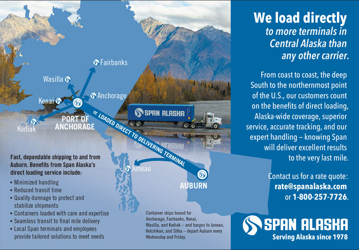 Alaska Business Magazine - Span Alaska Advertisement