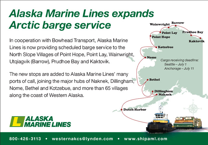 Alaska Business Magazine - Alaska Marine Line Advertisement