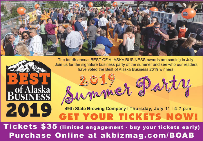 Alaska Business Magazine - Beat of Alaska Business 2019 Summer Party Advertisement