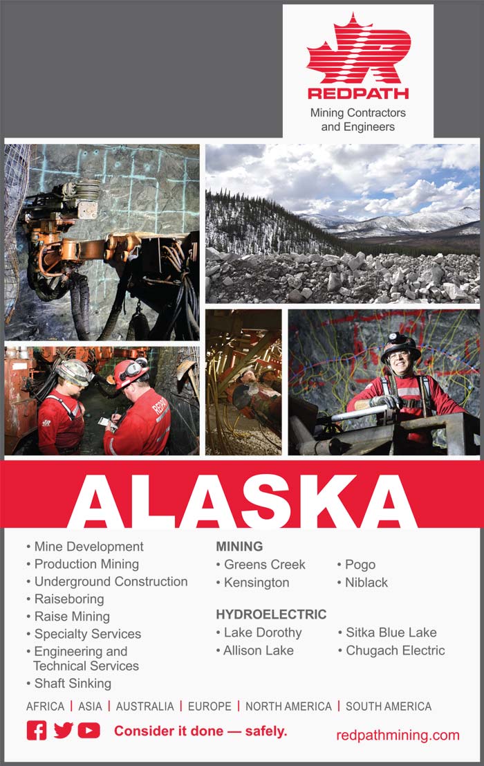 Alaska Business Magazine - Redpath Mining Advertisement