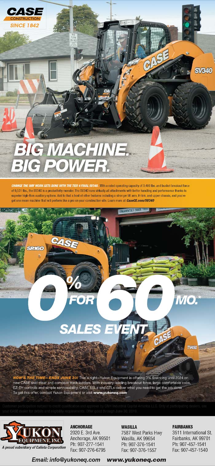 Alaska Business Magazine - Yukon Equipment, Inc. Advertisement