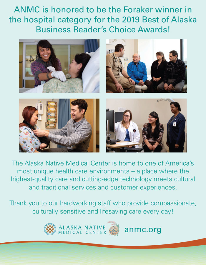 Alaska Business Magazine - Alaska Native Medical Center Advertisement