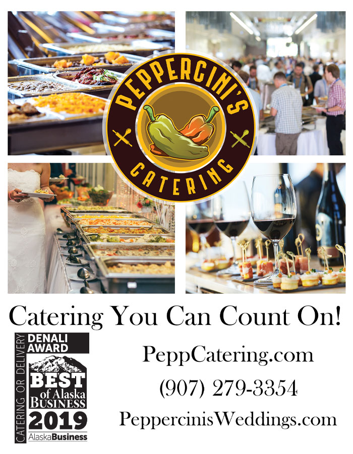 Alaska Business Magazine - Peppercinis Catering Advertisement