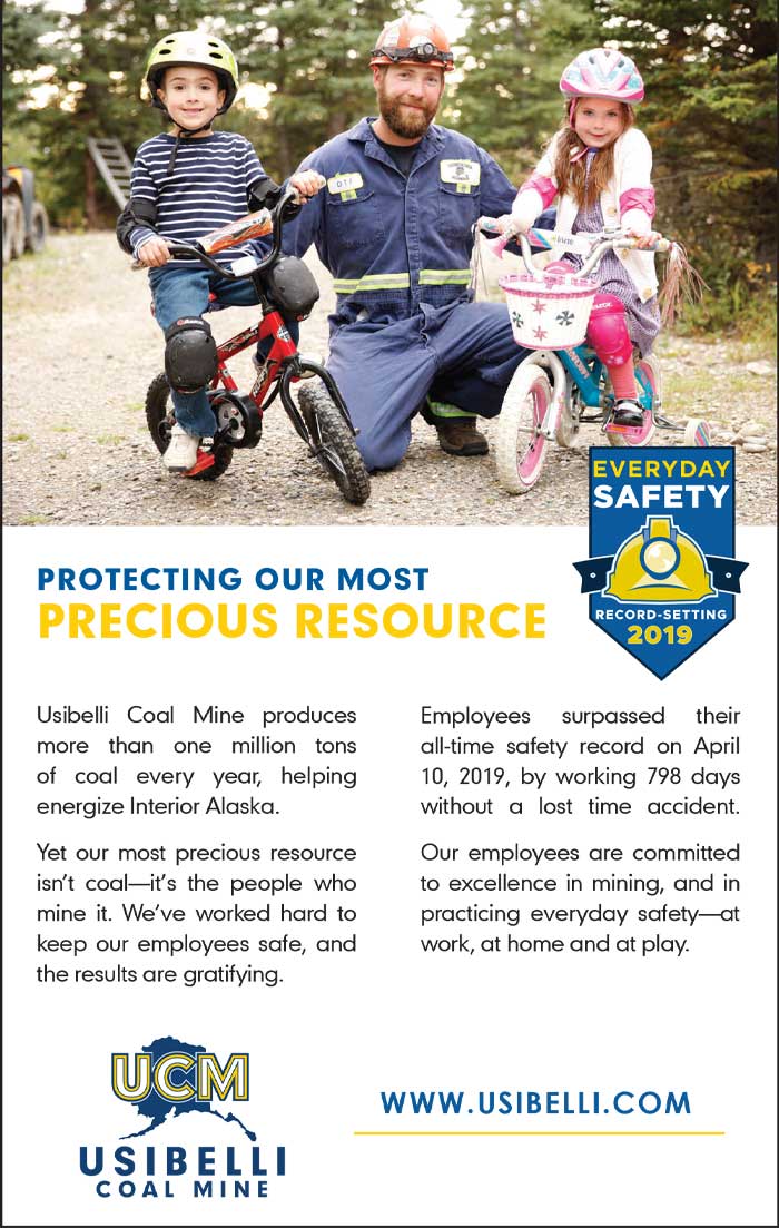 Alaska Business Magazine - Usibelli Coal Mine Advertisement