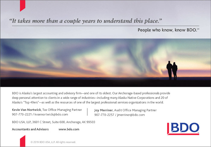 Alaska Business Magazine - BDO Advertisement