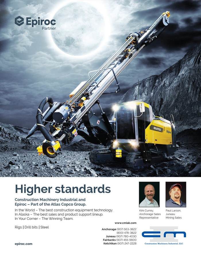 Alaska Business Magazine Construction Machinery Industrial Advertisement