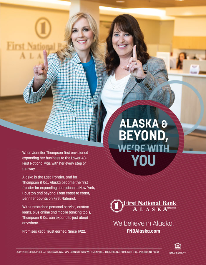 Alaska Business Magazine - First National Bank Alaska Advertisement