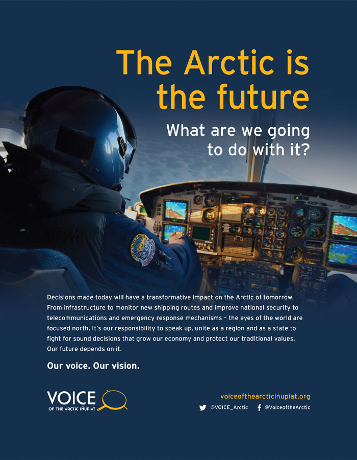 Alaska Business Magazine - Voice of the Arctic Iñupiat Advertisement