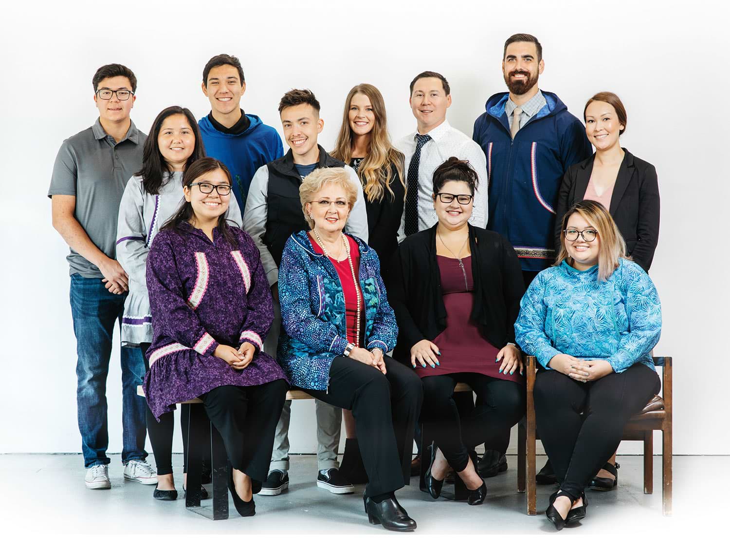 Bering Straits Native Corporation President and the corporation's 2019 Summer interns