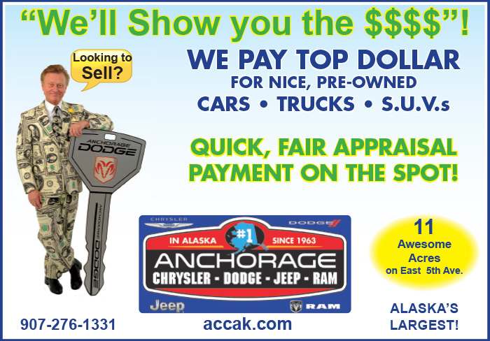 Alaska Business Magazine - Anchorage Chrysler Advertisement