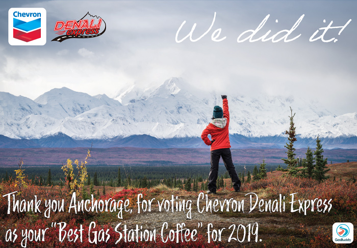 Chevron - Denali Express - Gas Buddy Advertisement