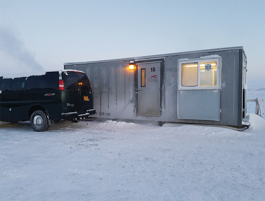 Fairweather's deployed remote medical clinic buildings