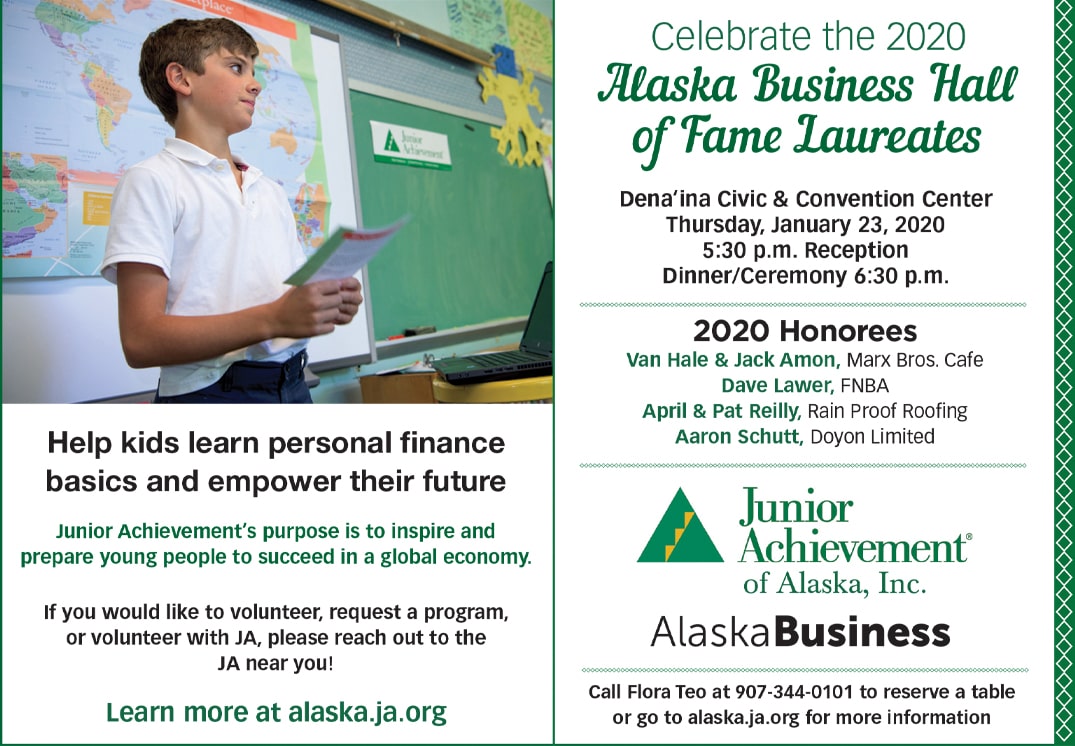  Alaska Business Junior Achievement Advertisement