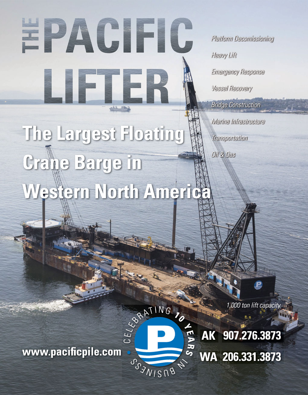 Alaska Business Magazine - Pacific Pile Advertisement