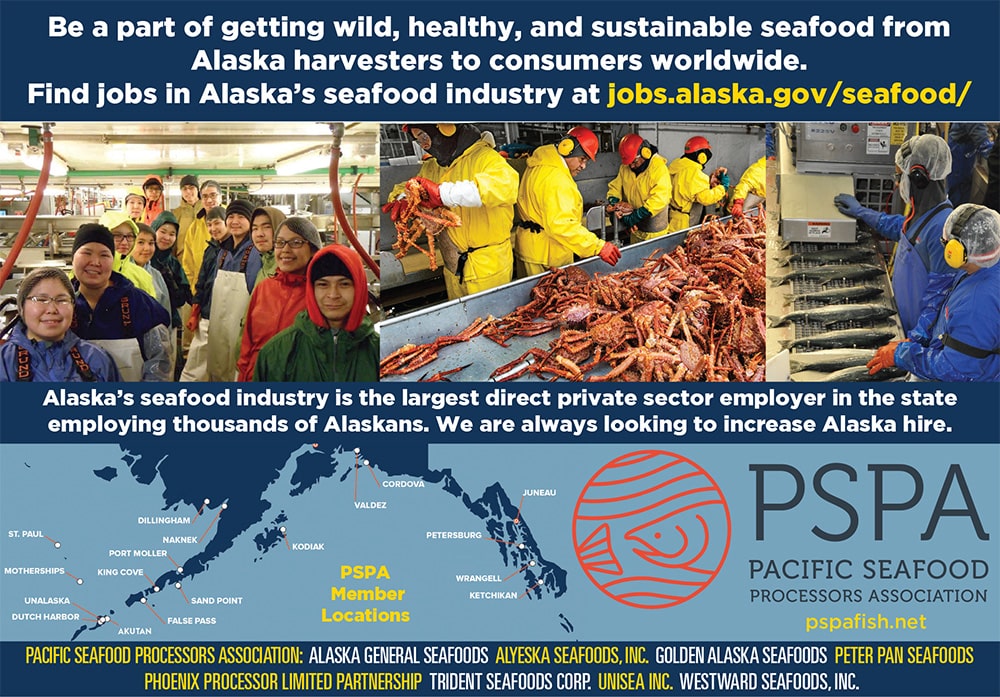 Alaska Business Magazine - Pacific Seafood Processors Association Advertisement