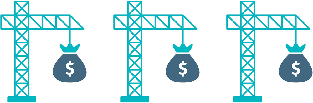 Money Cranes Graphic