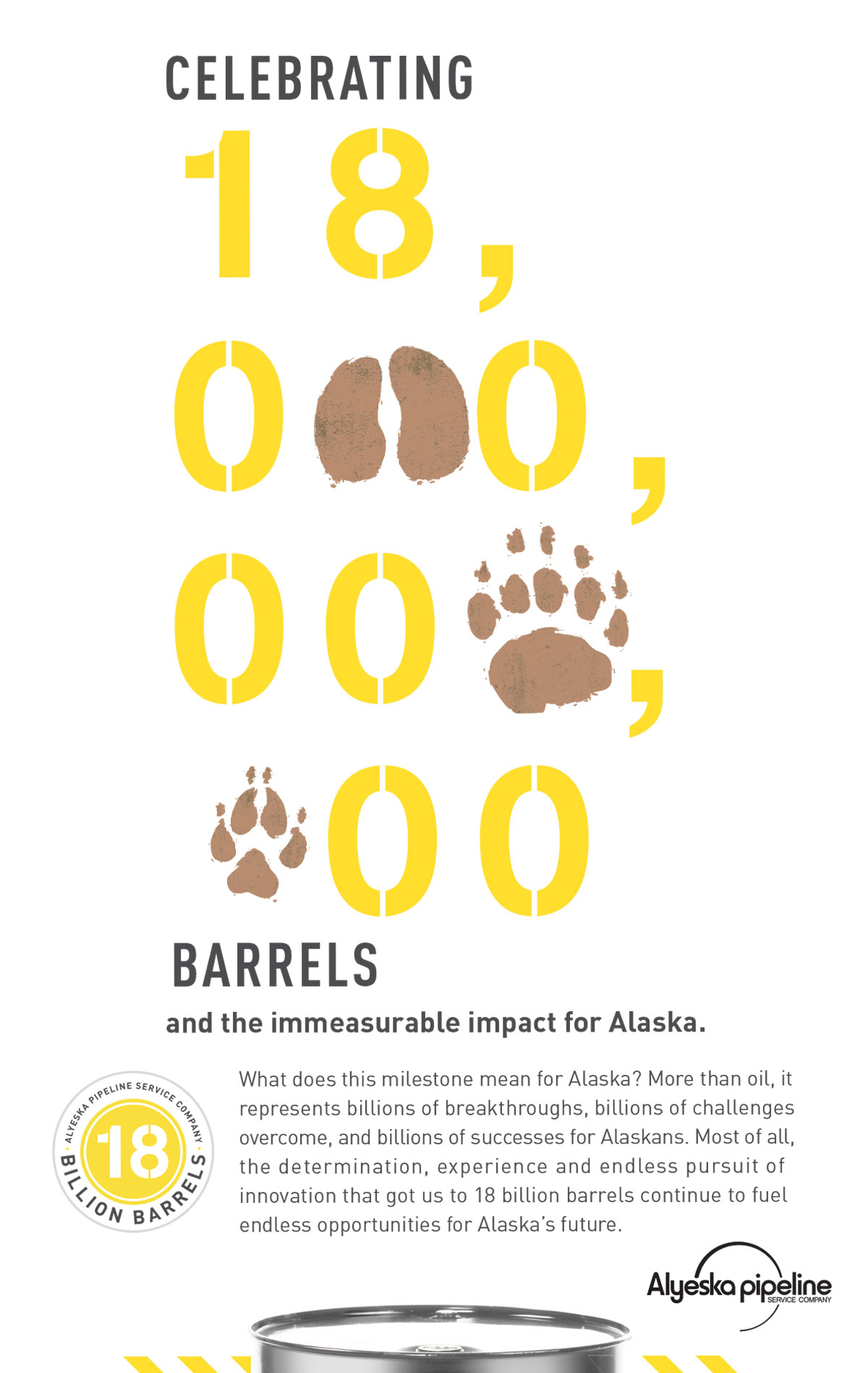 Alaska Business Magazine - Alyeska Pipeline Advertisement