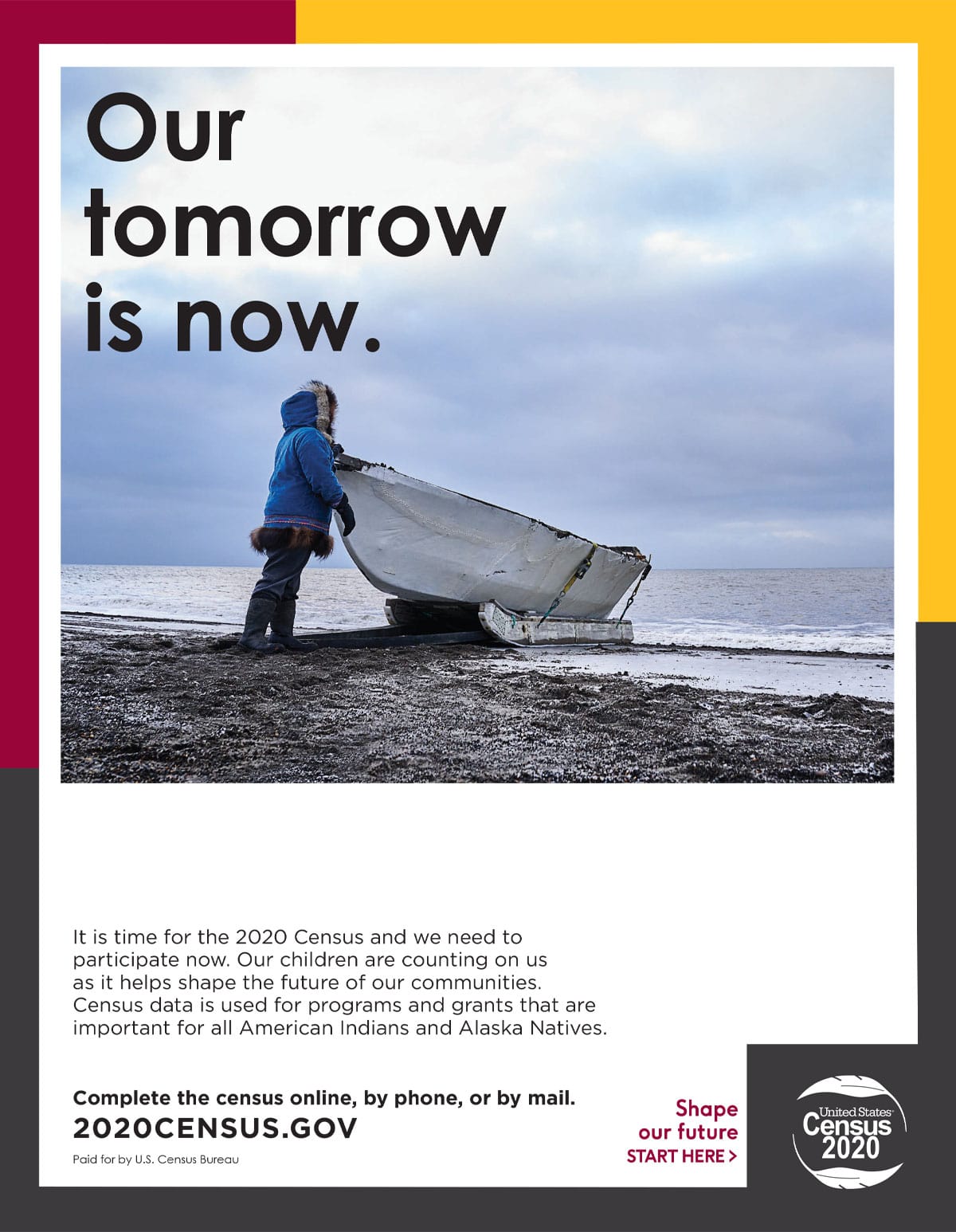 Alaska Business Magazine - United States Census 2020 Advertisement