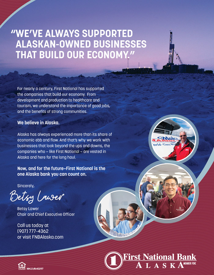First National Bank Alaska Advertisement