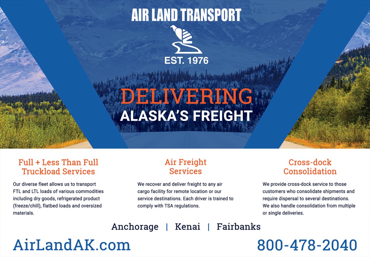 Air Land Transport Alaska Advertisement