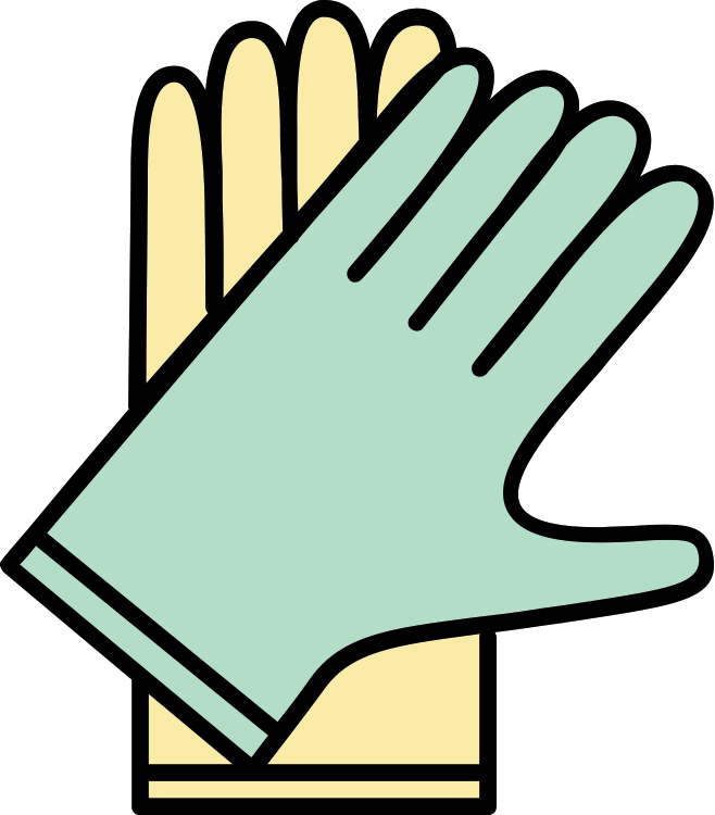 clipart gloves