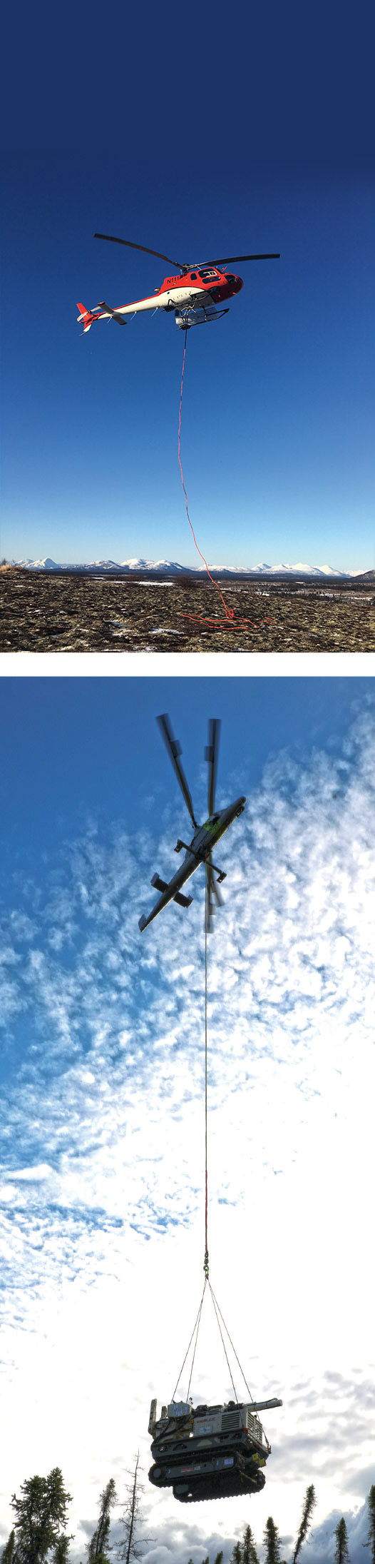 Picture of Helicopters transporting