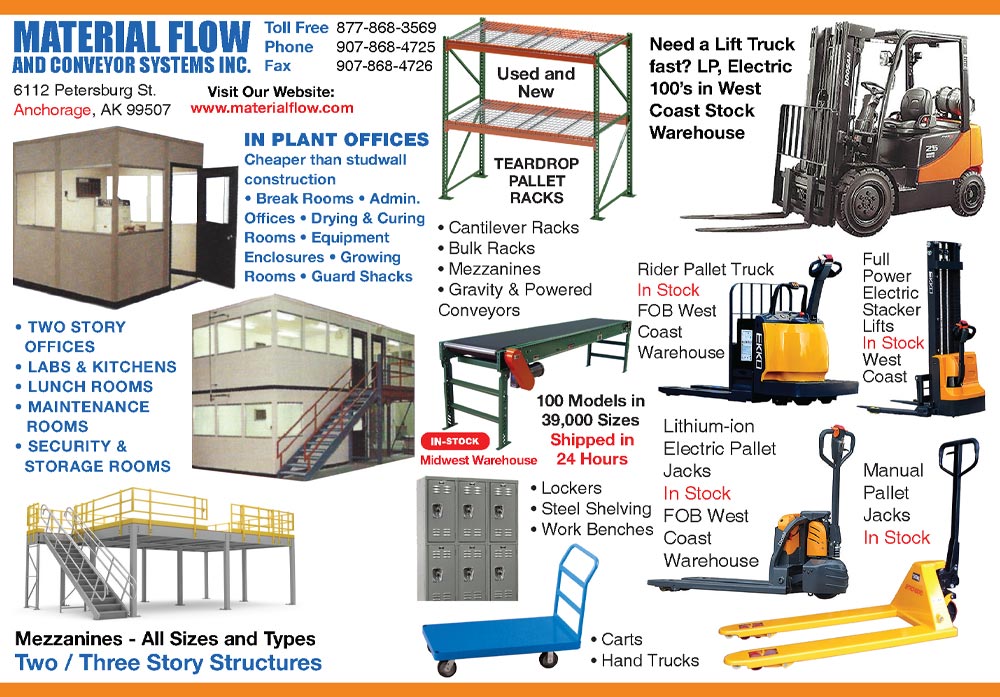 Material Flow and Conveyer Systems Inc. Advertisement