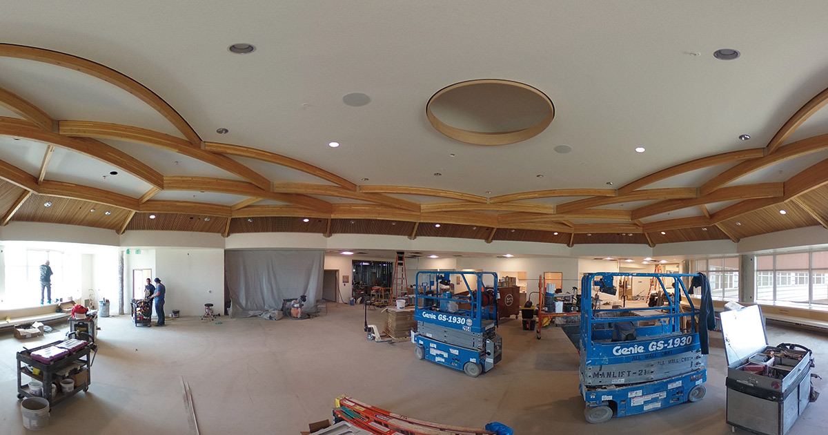 The new $6 million clinic under construction on Little Diomede.