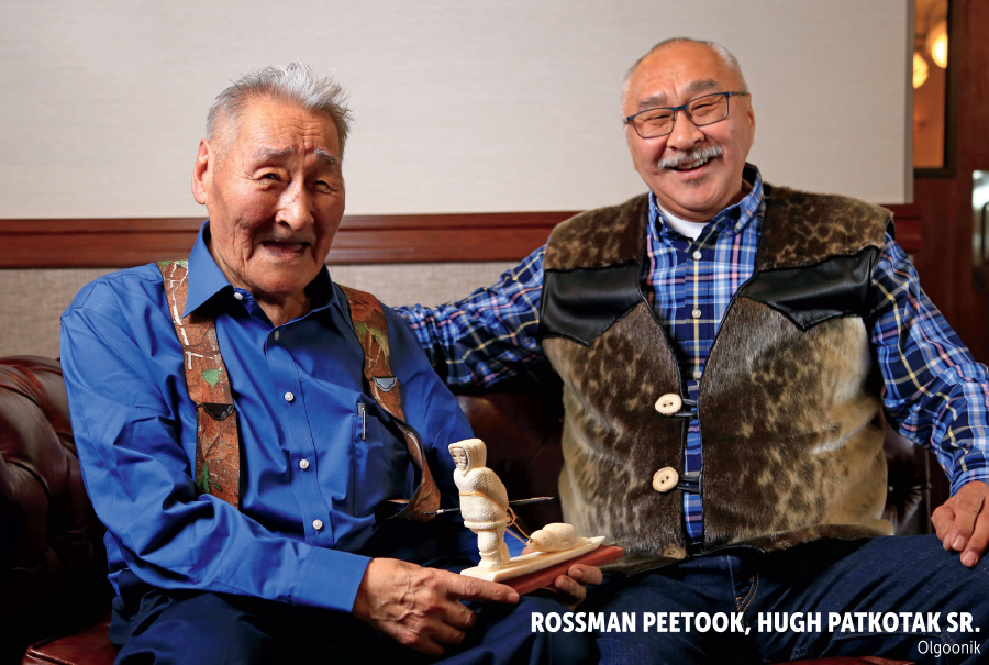 Rossman Peetook, Hugh Patkotak Sr. Olgoonik