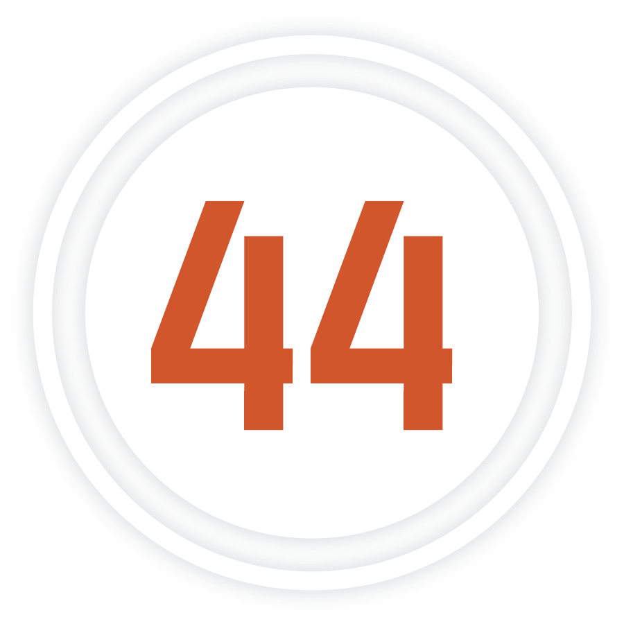 44 Number 44