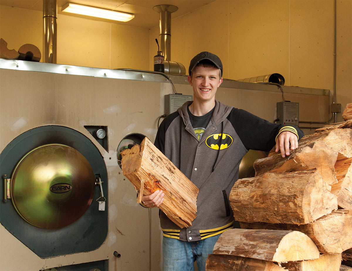 Southeast Island School District student working at Thorne Bay School