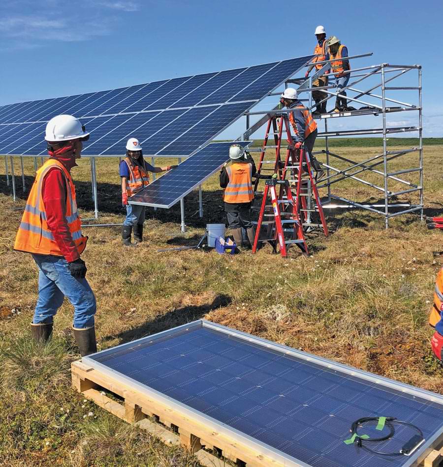 Photovoltaic is emerging as a solid alternative energy solution in rural Alaska where logistics are challenging