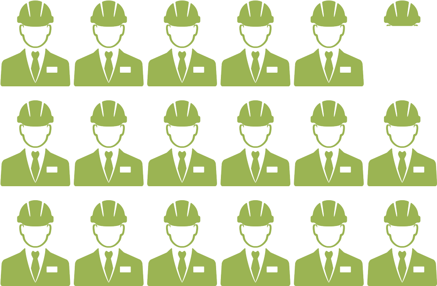 clipart of business man in a hard hat