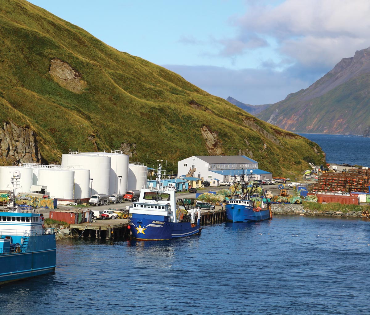 Dutch Harbor serves as a fuel hub for the Aleutian Islands and Alaska Peninsula submarkets, accommodating distribution of fuel and lubricants to homes and businesses in Unalaska and beyond.