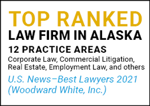 Top Ranked Law Firm in Alaska text box