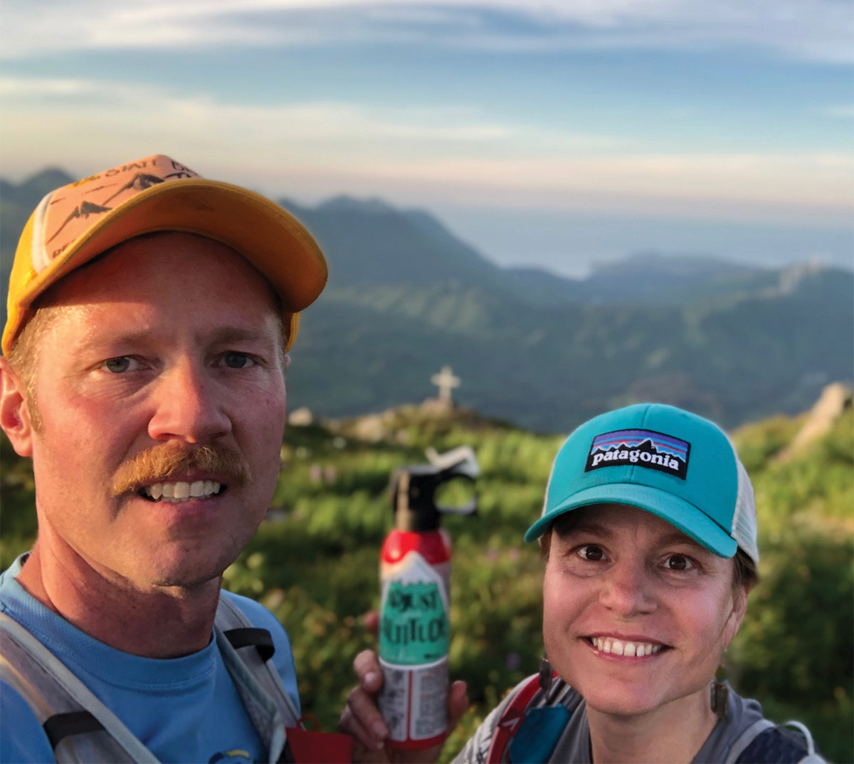 Kodiak Aimee Williams hikes withher husband, Jerred, in Kodiak