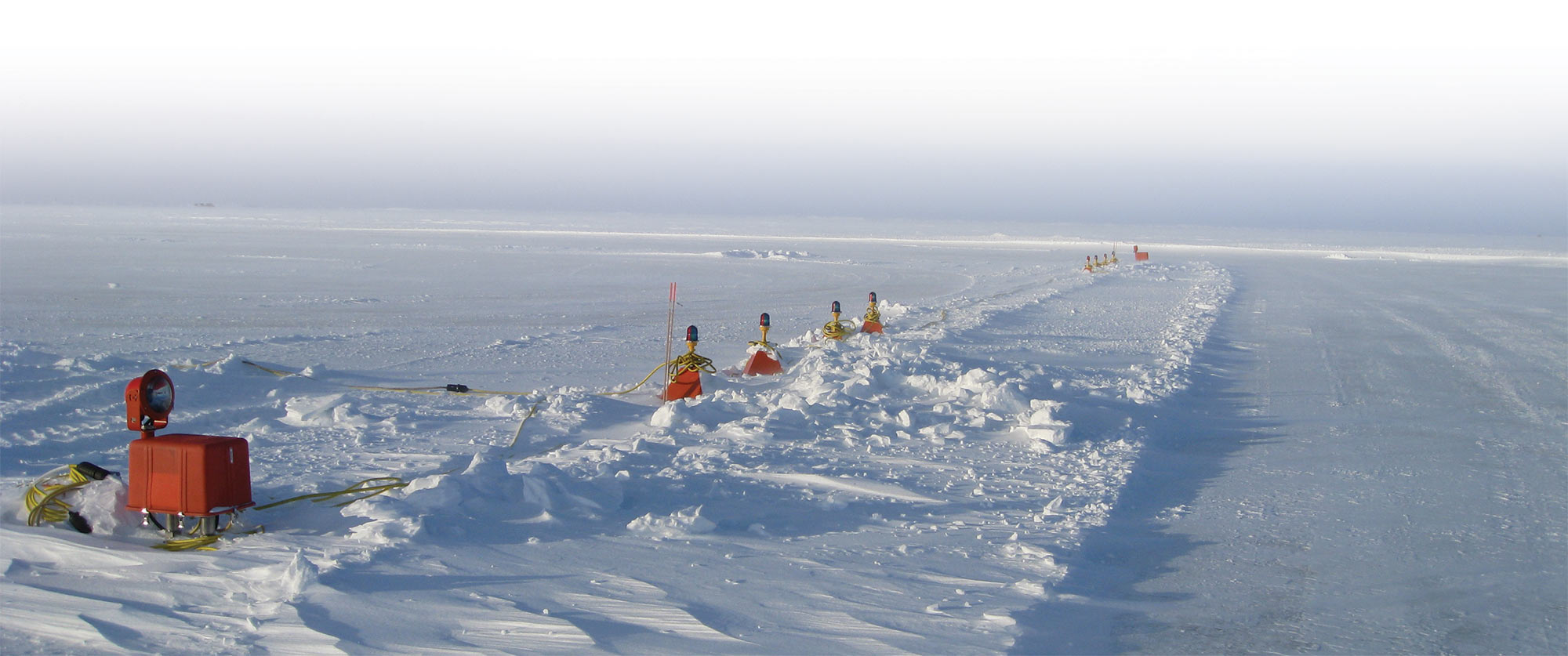 Fairweather service company products in snow in Alaska