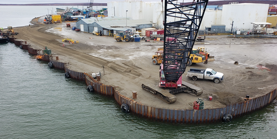 Crowley Fuels Dock Replacement Kotzebue, Alaska