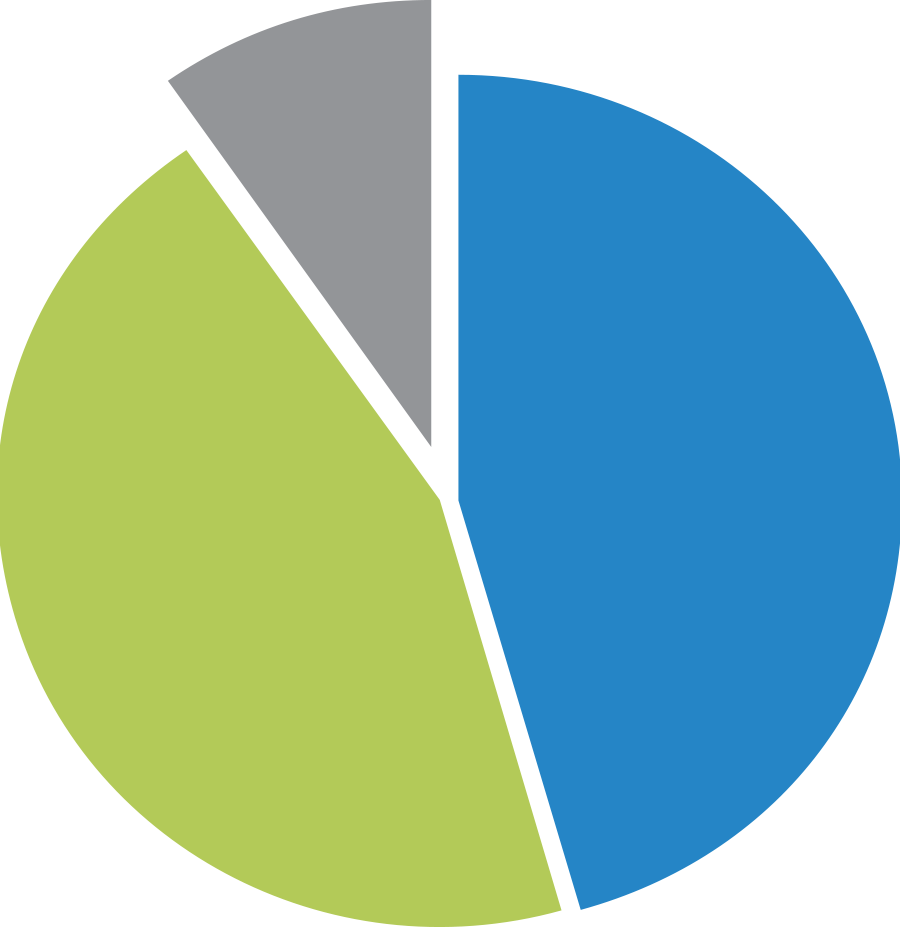 2015 published inspection data pie chart