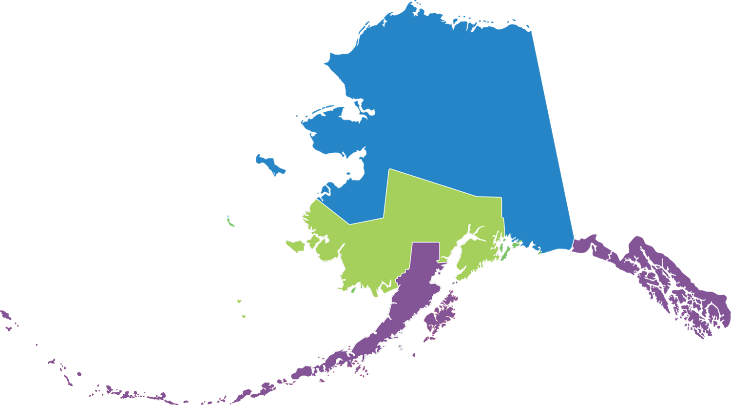 Alaska map illustration