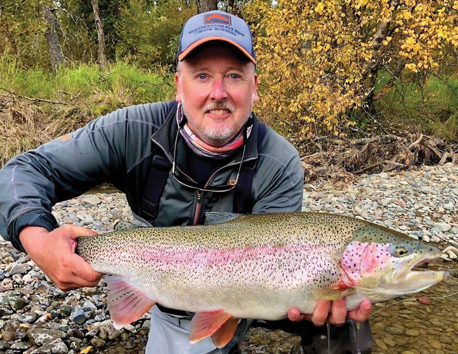 Dan Hoffman holding a fish