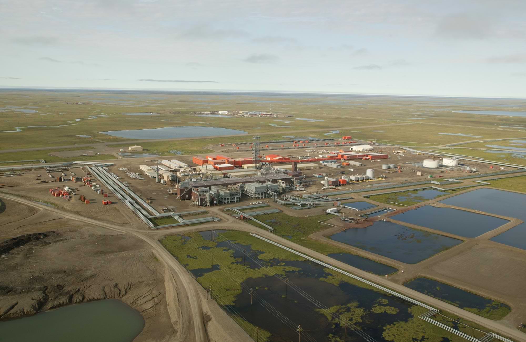 aerial view of ConocoPhillips’ Kuparuk River Unit