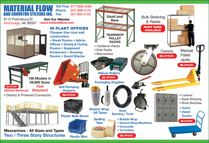 Material Flow and Conveyor Systems Inc. Advertisement
