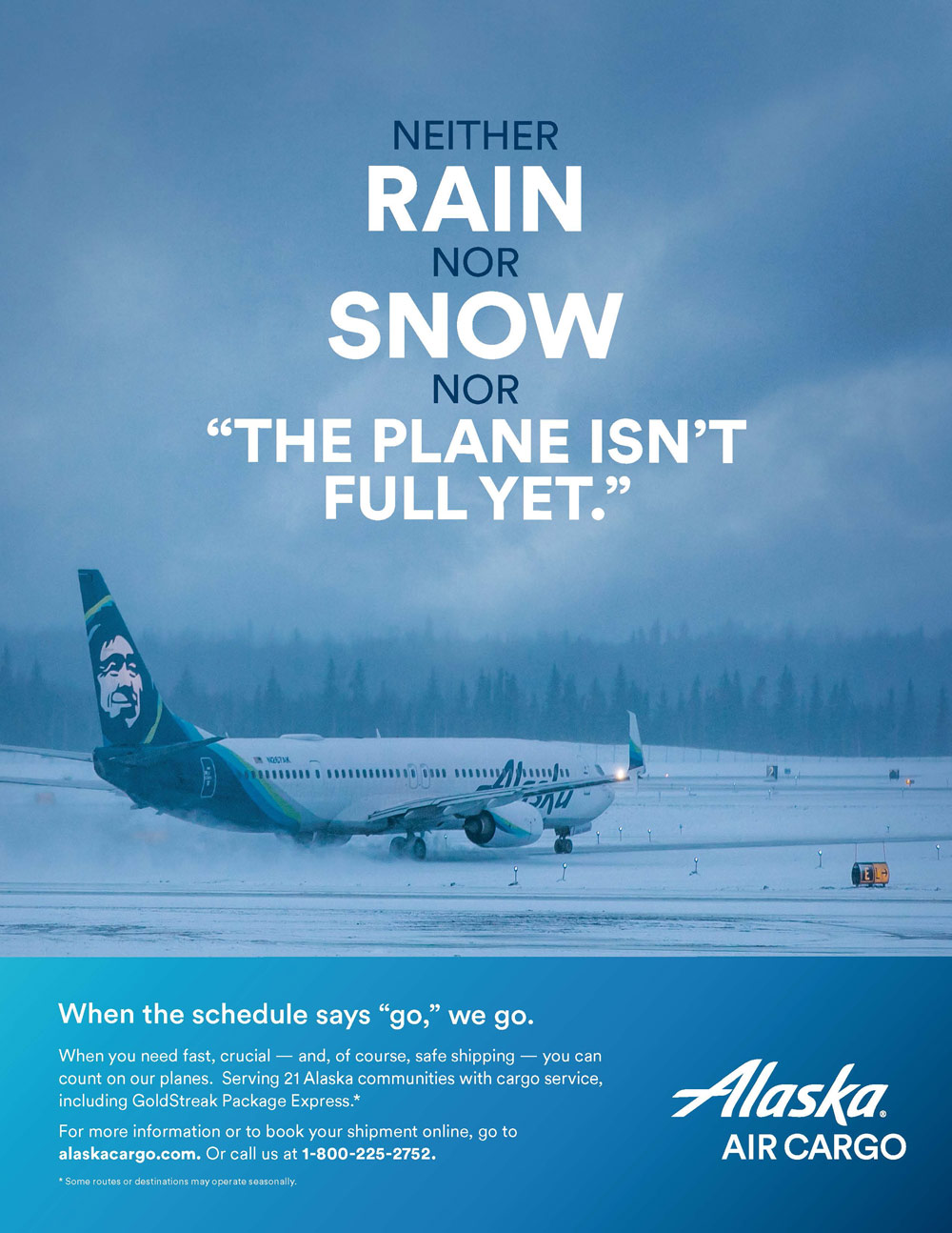 Alaska Air Cargo - Alaska Airlines Advertisement