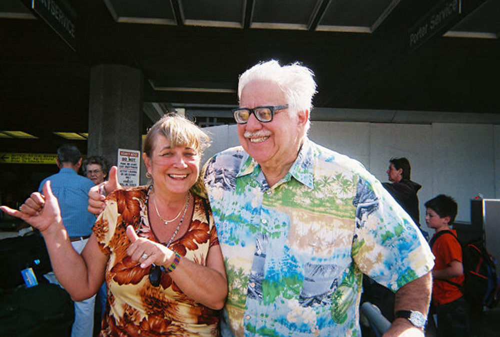 Allan Gallant and his wife, Carol, in Hawai’i in 2004